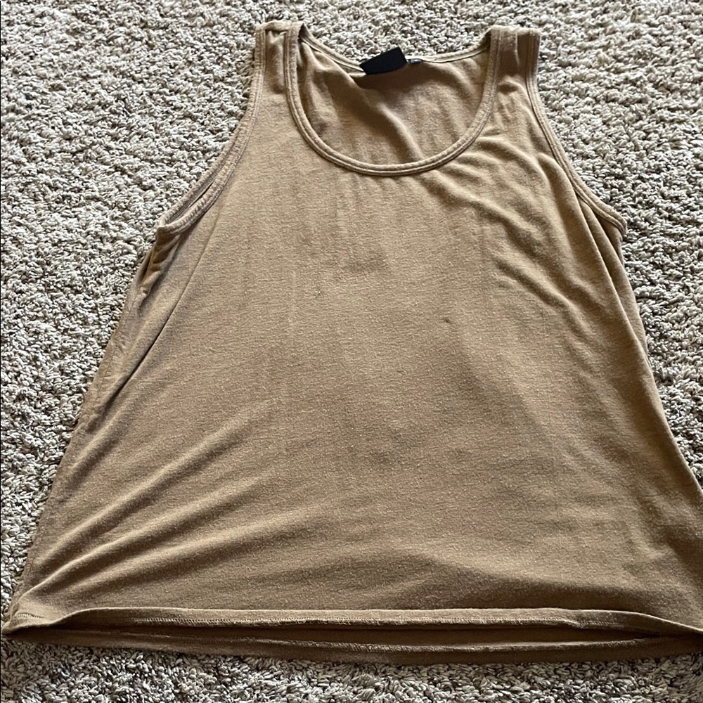 Richer Poorer Tan Tank Top